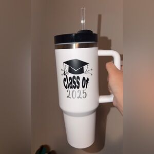 Class of 2025 White Travel Mug